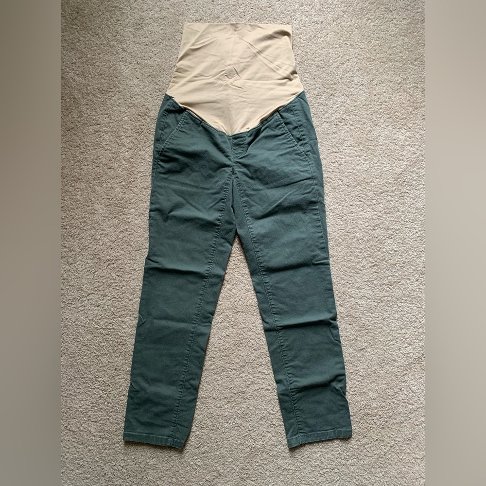 Loft Green Maternity Pants